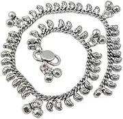 [SilverStarJewel] anklets 10'' 925 Solid Silver Indian Jewelry 25 December Sale, 10 inch, Metal
