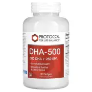 2 X Protocol for Life Balance, DHA-500, 120 Softgels