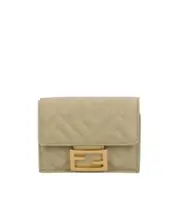 leather wallet One size Nude
