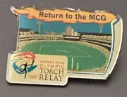 2000 Sydney Olympic Torch Relay Pin - The Sunday Mail-Return To The MCG