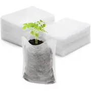 Non-Woven Garden Plant Nursery Bags Plant Grow Bags Fabric Seedling Pot - 400pcs
