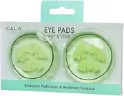Eye pads against dark circles, hair scissors set, hairdressing scissors