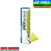 10 TUBES YONEX MAVIS 600 BADMINTON SHUTTLES SHUTTLECOCKS BLUE/MED YELLOW SKIRT
