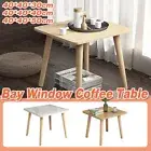 Simple Bay Small Sitting Table Mini Round Coffee Table Short Table for Window