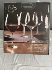 Lenox Set Of 4 24 oz Red Wine Fine European Stemware NIB