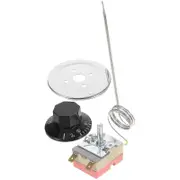 Fryer Thermostat Thermal Switch Thermostat Temperature Control Switch for Oven(50-300) As Shown 15X7cm