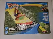 Slip N Slide Wave Rider Wham-O 16 feet Water Slide W/ Boogie, Anchors & Patches