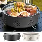 Stable Heating Area Grill Portable Outdoor Stainless Steel Campfire for Bbq