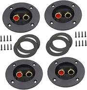 Generic 4pcs Speaker Connector Terminal for DIY Speakers 3.1 Inch Box Spring Subwoofer Terminal Quick Disconnects