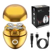 Electric Head Shaver - Fast Smooth Head Shaver Wet/Dry Shaving Anti-Pinch Rotary Electric Razor USB Rechargeable Cordless