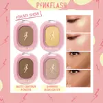 PINKFLASH BLUSH PEACH PALETTE 面部礦物顏料腮紅粉紅色腮紅粉彩妝專業輪廓陰影女性化妝品