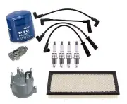 For 1997-2002 Jeep Wrangler 2.5L Ignition Wires Cap Rotor & Plugs Air Oil Filter (for: Jeep)