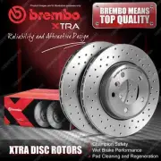 2x Rear Brembo Drilled Brake Rotors for Mini Cooper R50 R52 R53 R56 259mm 01-06 (for: Mini)