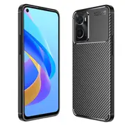 Oppo A76 Case, Rugged Shockproof Heavy Duty Snti Slip Protective Case Cover (Black)