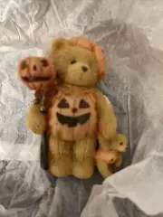 CHERISHED TEDDIES BEAR FIGURINE BREANNA PUMPKIN PATCH PALS