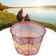 50cm Folding Fishing Net,Opening Type,Fishing Landing Net,Telescopic,Moving Shrimp Bait Trap Fish Cage Accessory,Multi?Functional Water Immersion