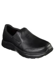 Skechers Work Relaxed Fit: Flex Advantage Slip Resistant - Bronwood Wide Fit Black