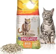 Progato ECORICE Non Clumping Cat Litter, Made from Organic Rice Residue, Biodegradable with No Minerals and No Chemicals, 100% Sustainable, 8.8LBS