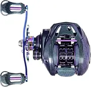 Fishing Reel Baitcaster,Fishing Reels Baitcast Reel - Casting Reel Fishing Supplies, Fish Reel 7.6:1 Gear Ratio, Baitcasting Reel Fishing Accessories