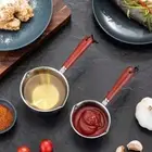 Sauce Chocolate Wooden Handle Mini Cookware Saucepan Frying Pan Oil Poured Pot