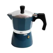Coffee Culture 14cm Stovetop Coffee Maker 3-Cup Moka Italian Espresso Pot Blue