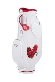 Callaway Caddy Bag CRT LOVE CALLAWAY WHT 25 Type8.5 46in 2.9kg 5way White Ladies
