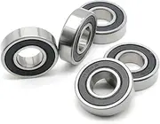 6PCS R8RS Bearings Inch Size ABEC-7 R8-2RS Shaft Ball Bearing R8 Parts