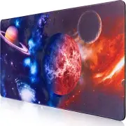 Space Galaxy Large Extended Mouse Pad for Kids Boys and Mens Decor Gifts | De...