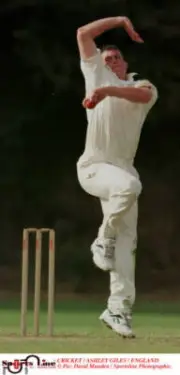 Ashley Giles England Old Player Cricket Photo