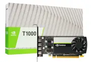 Leadtek nVidia Quadro Turing T1000 8GB Workstation Graphic Card GDDR6, PCIe ,896 CUDA cores, PCI-E 3.0 x16, 4x mDP, LP Bracket 900-5G172-2570-000