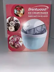 Brentwood 1 Quart Ice Cream, Gelato and Sorbet Maker New