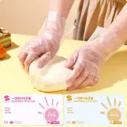 50PCS Disposable Gloves Household Products Food Grade Cooking TPE Gloves _