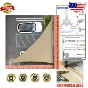 Elegant Sand Beige Right Triangle Sun Shade Sail - Ideal for Events & Weddings