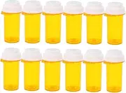 Vaguelly 12Pcs Reusable Small Storage Box for Medication Portable Vials Organizer for Personal Use Travel Friendly Pill Dispenser Case Durable Construction