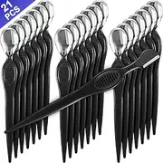 Mudder 21 Pcs Eyebrow Razor Eyebrow Shaver Facial Razor Multipurpose Face Trimmers with Precision Cover for Women Makeup Care Tools(Black)