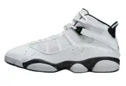 Size 11.5 Nike Air Jordan Retro 6 Rings ‘Reverse Oreo’ 322992-111 White Black