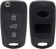 Key Fob Shell Case Replacement for Hyundai i10 i20 i30 i35 ix20 ix30 Elantra Kia Cerato Koup Rio Sorento Sportage SL Soul Keyless Entry Remote Control Key Case Shell 3 Buttons