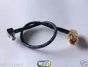 Right Angle SMA Male to Angle TS9 Male Pigtail Coaxial RF TS-9 RG174 4-20" Cable