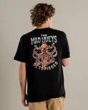 [The Mad Hueys] The Mad Hueys Men's Anchor Octopissed T-Shirt in Black Size Medium M Black