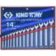 【威利小站】【世界級 KING TONY 工具】藍帶工具 KING TONY 公制 14件組 梅開板手組 梅花板手 1214MR01~含稅價~