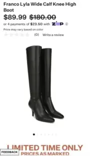 Franco Sarto L-Lyla Size 6M Made In Vietnam