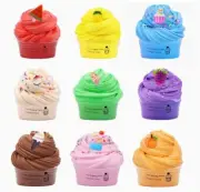 9 Pack Slime Kit - Soft and Non-Sticky Fluffy Slime Toy Stress Relief Slime T...