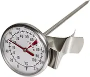 Davis & Waddell D20154 Essentials Milk Frothing Thermometer D4x13.5cm Large Dial -10°C to 100°C Temperature Range,Stainless Steel