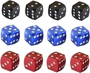 iplusmile 12pcs Dice Style Tire Valve Stem Caps Caps for Cars Trucks Suvs Durable Easy to Install Corrosion Resistant