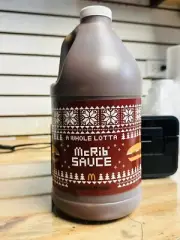 McDonald's A Whole Lotta McRib Sauce Half Gallon Limited Edition 1/500 In Hand