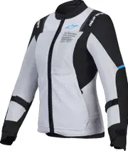 Alpinestars Stella ST-2 Air Ladies Motorcycle Textile Jacket, black-grey, Size S for Women Black Grey