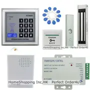 125KHz RFID Card+Password Door Access Control+Magnetic Lock+ Doorbell+Door Exit
