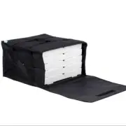 6 PACK Insulated Catering Pizza Food Delivery Carrier Bag Box Black 20" 18" 16"