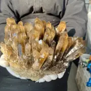 19.69LB Natural smoky Quartz Cluster Crystal Point vug mineral Specimen Healing