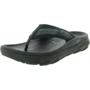 Merrell Mens Black Cushioned Footbed Slide Sandals Shoes 9 Medium (D) BHFO 0317